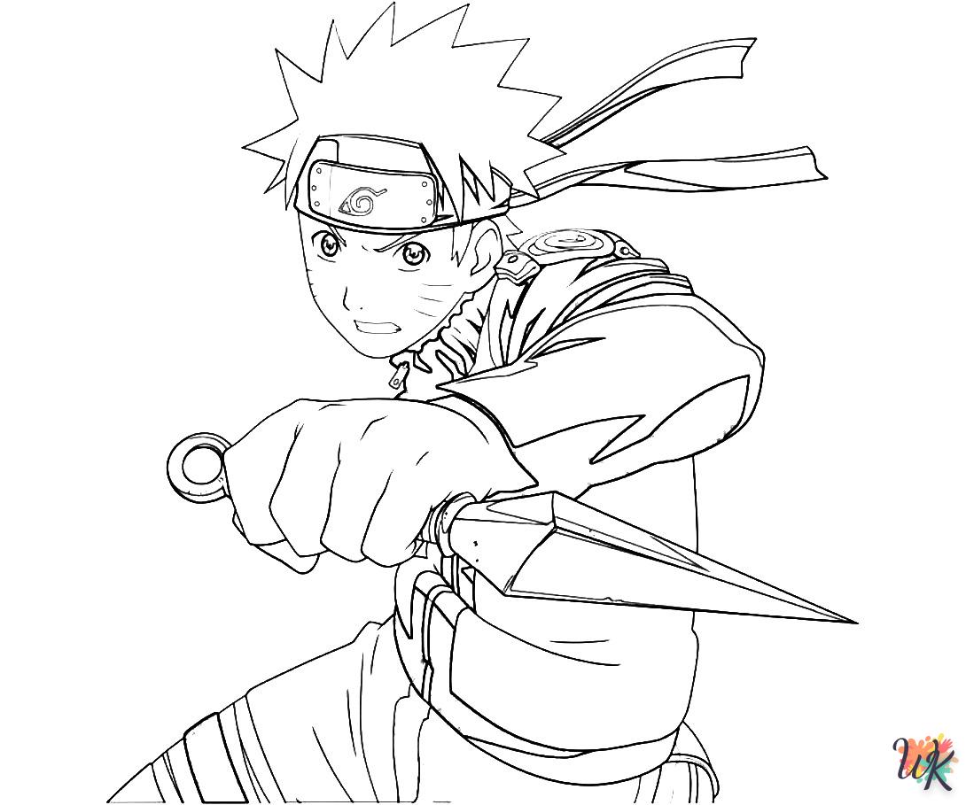 image de coloriage Naruto  pour enfant 1