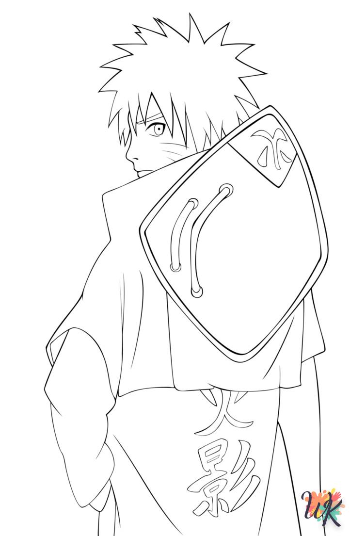 coloring Naruto  6 year old child to print