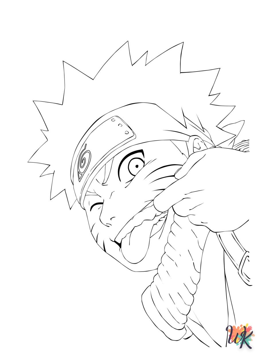coloring Naruto  to print child 5 years old