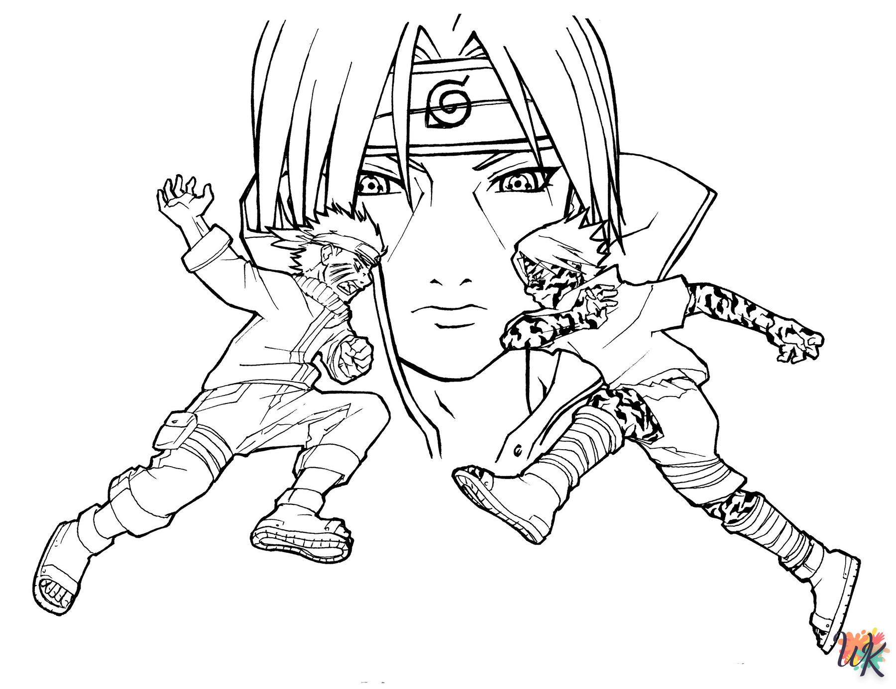 coloriage Naruto  da stampare per bambino di 12 anni