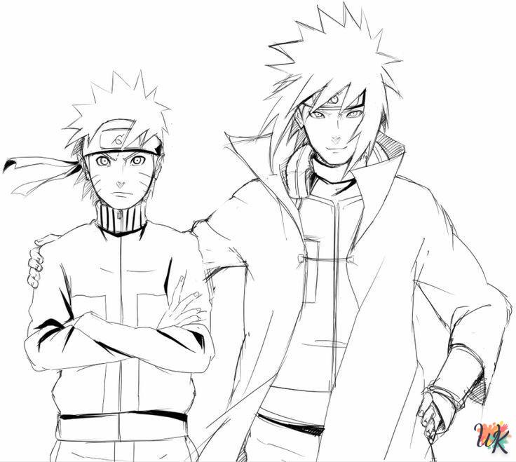 coloring picture Naruto  for child
