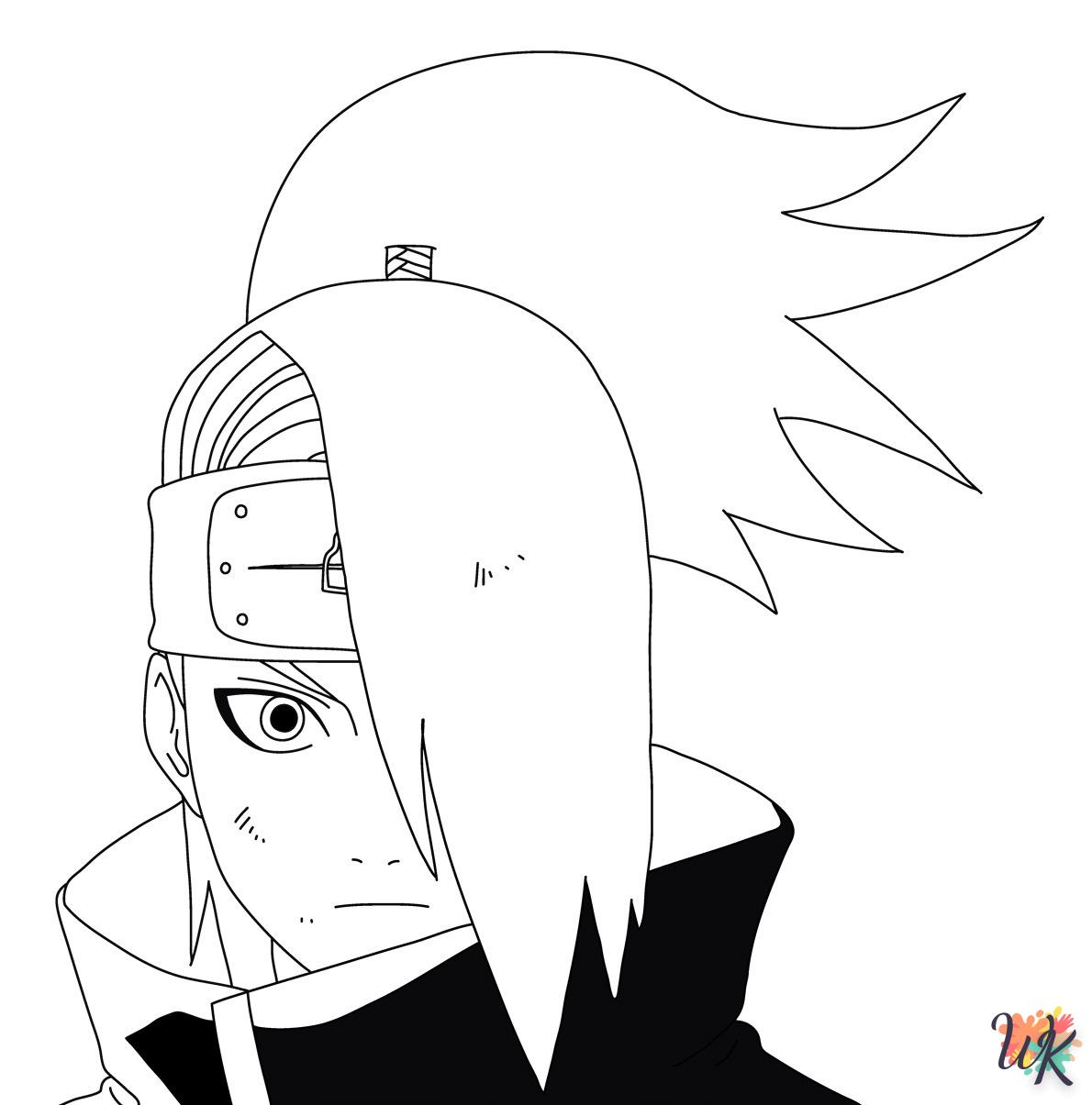 coloriage Naruto  und Zeichnung zum Drucken