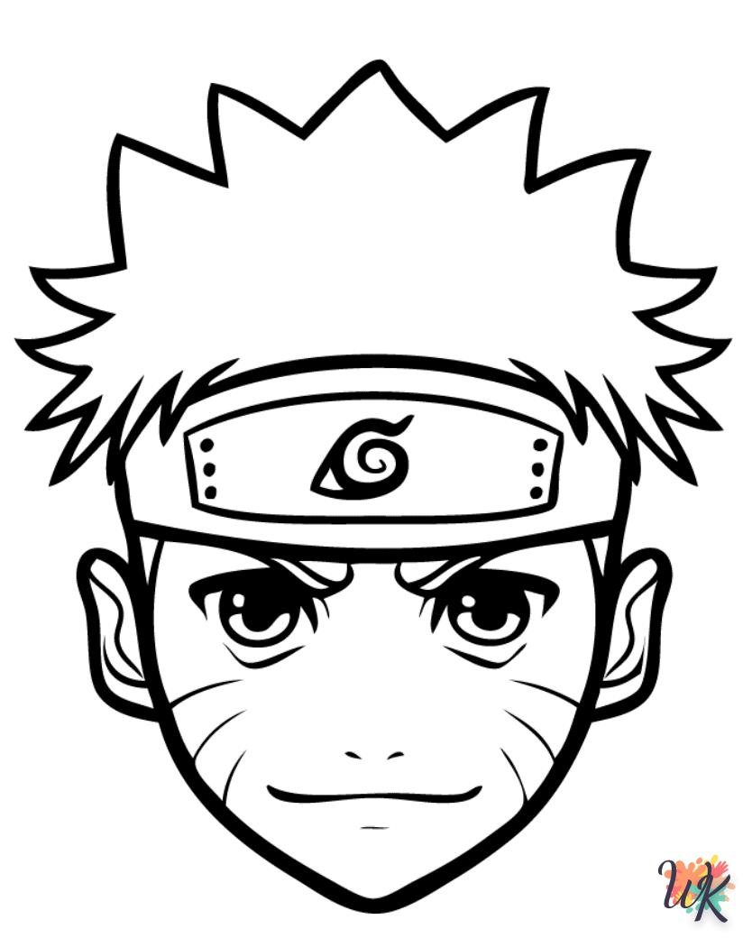 coloring Naruto  for 7 year old child
