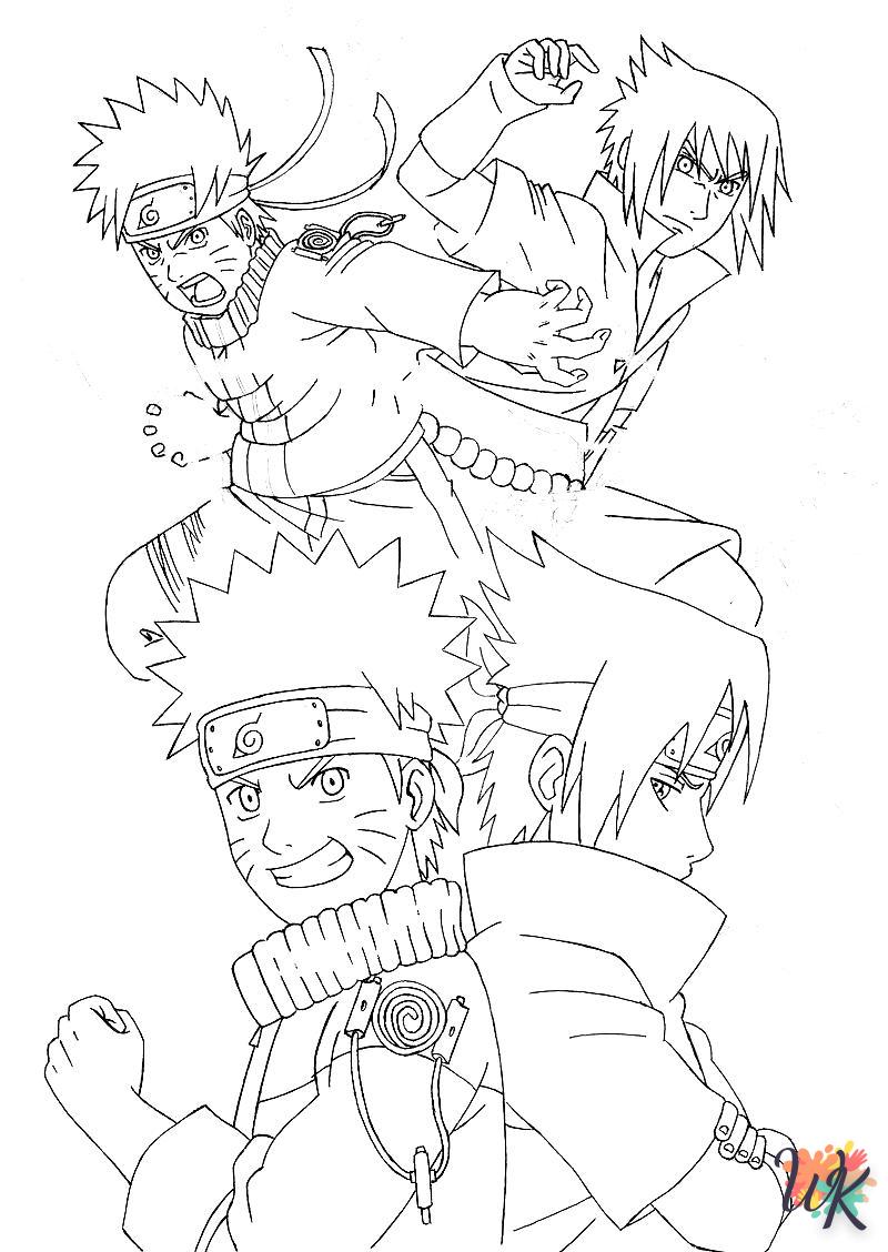 coloring Naruto  to print for 9 year old child