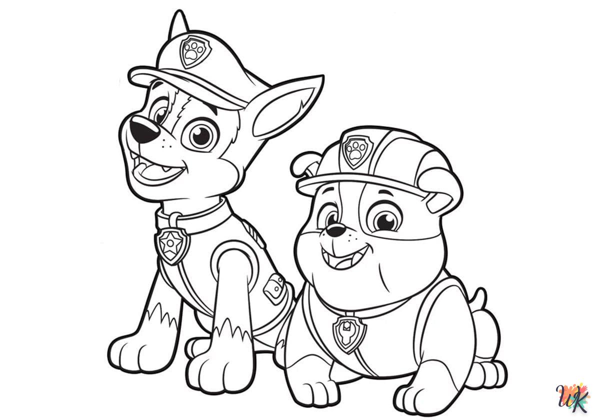 Paw Patrol coloring page to download