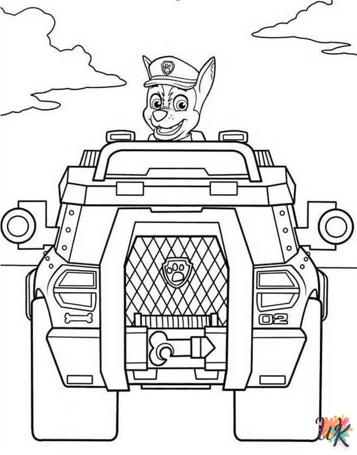 Paw Patrol coloring for 7 year olds