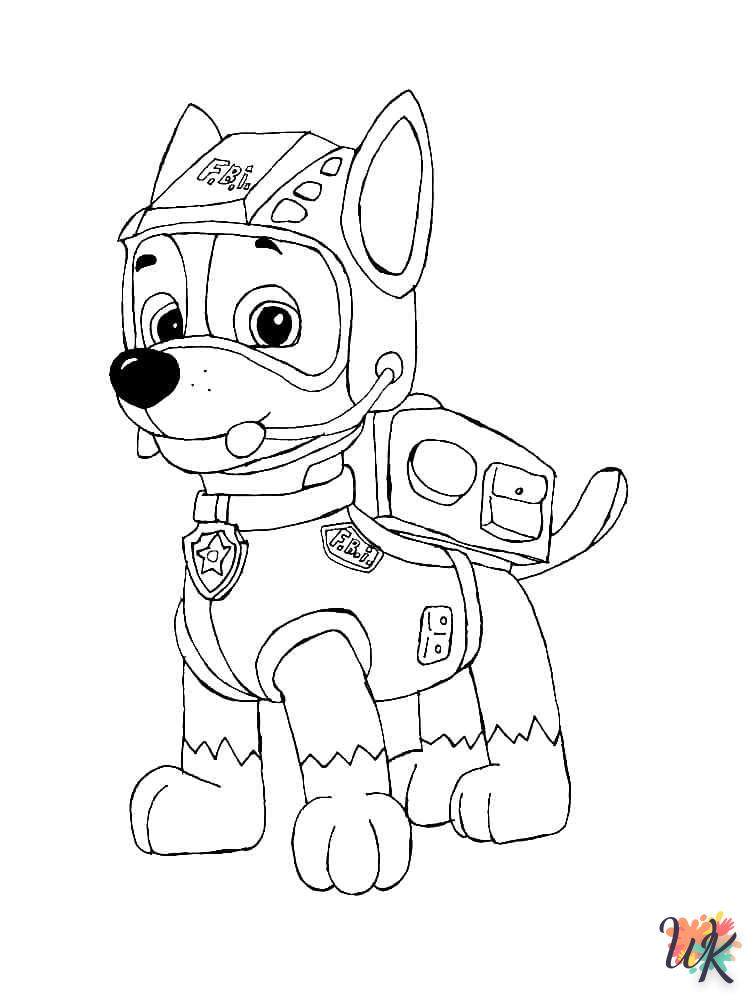 Paw Patrol coloring for 4 year olds