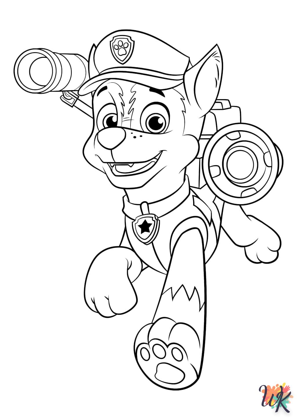 Paw Patrol coloring and drawing to print