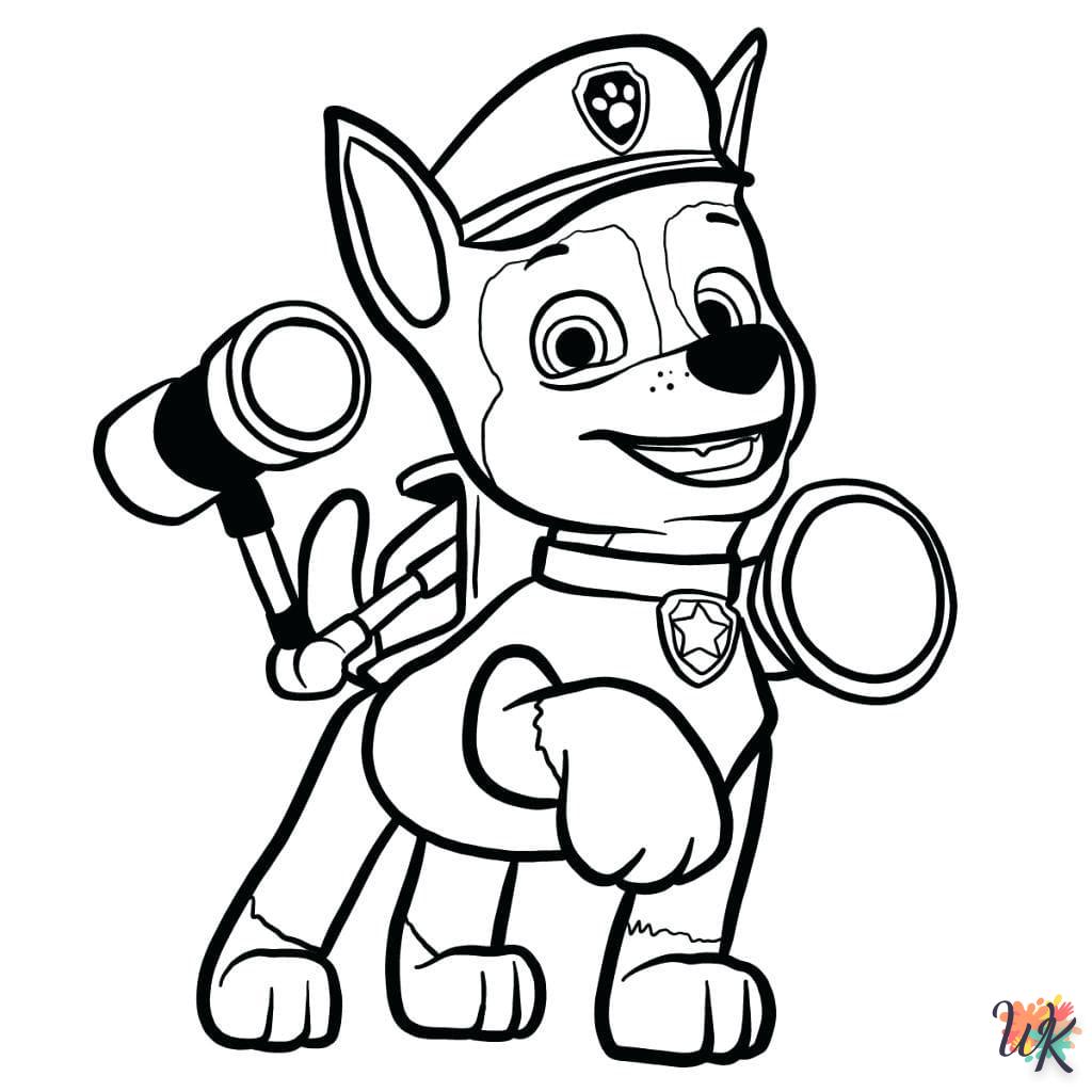 Paw Patrol coloring for children free