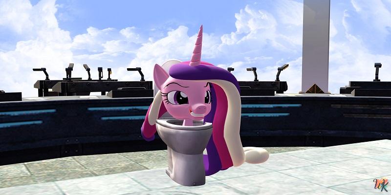 coloriage skibidi toilet  Einhorn online kostenlos zum Ausdrucken