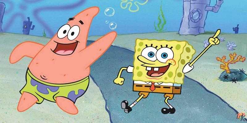 Coloriage Spongebob Et amusantes aventures sous la mer