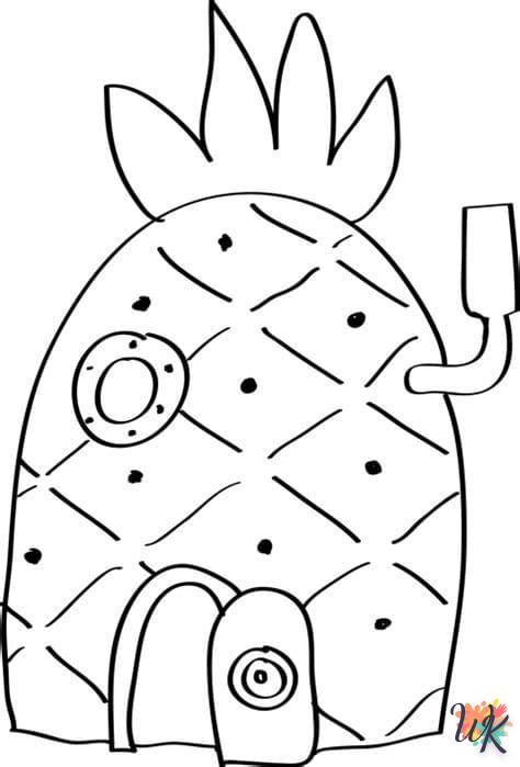 activité coloriage Spongebob  en ligne