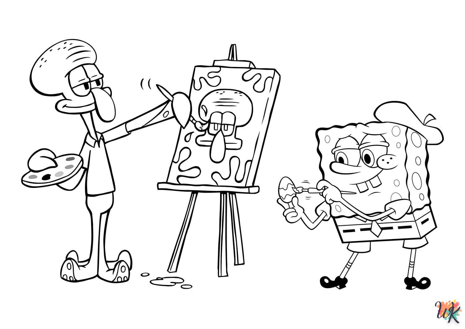 coloriage Spongebob  a imprimer 2