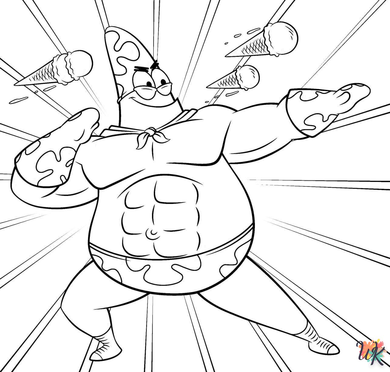 coloriage Spongebob  a dessiner en ligne