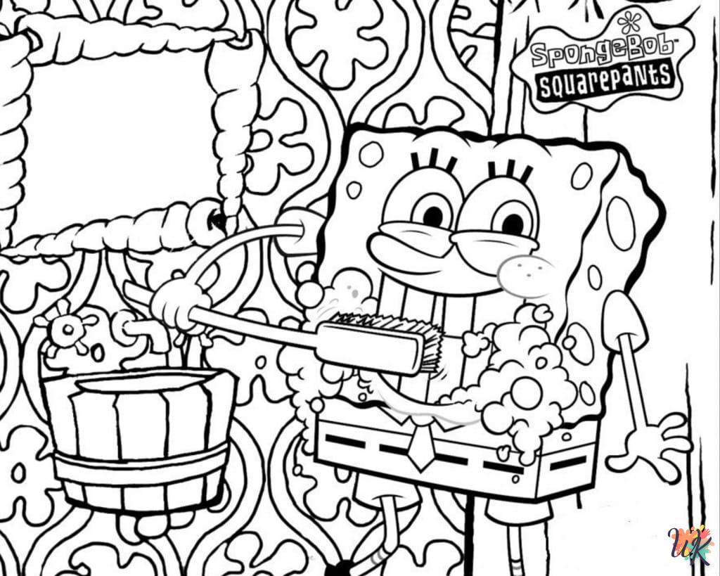 coloriage Spongebob  pour enfants à imprimer