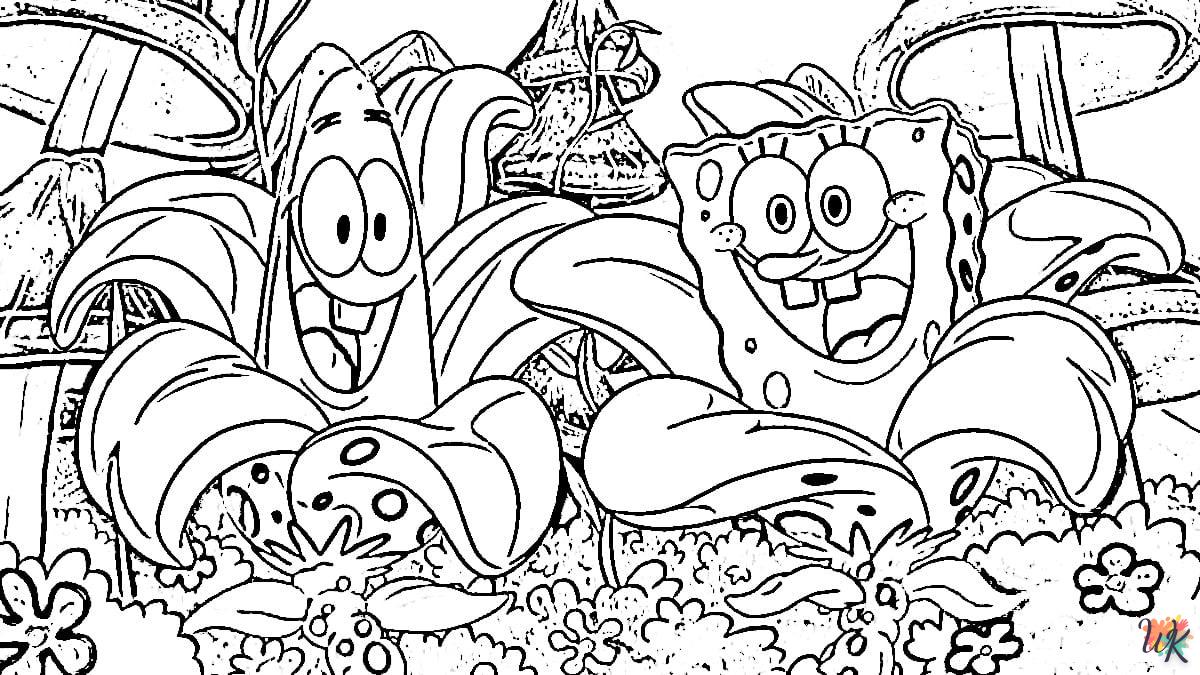 coloriage Spongebob  a imprimer gratuit