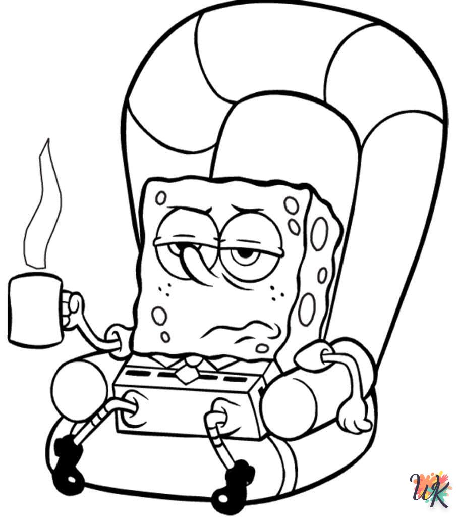 coloriage Spongebob  gratuit