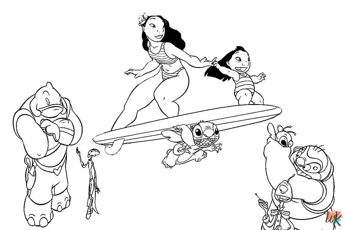 Disney coloring page for children to print 1