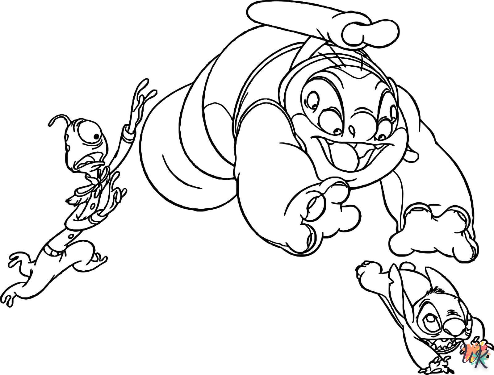 Disney animals coloring page for children to print 1