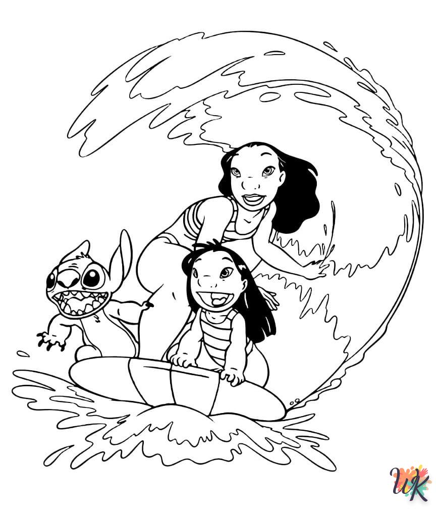 Disney coloring page to print for 7 year olds