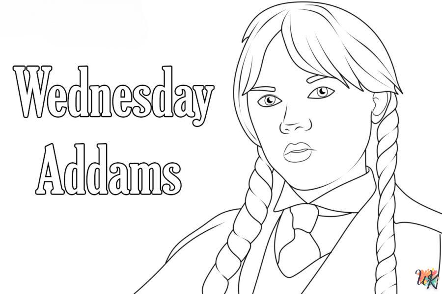 Coloriage Wednesday Addams 51