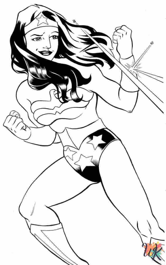 Coloriage Wonder Woman 11