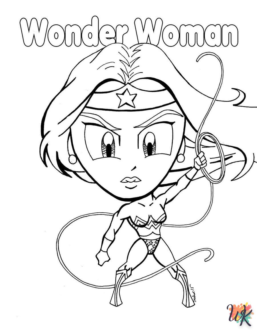 Coloriage Wonder Woman 15