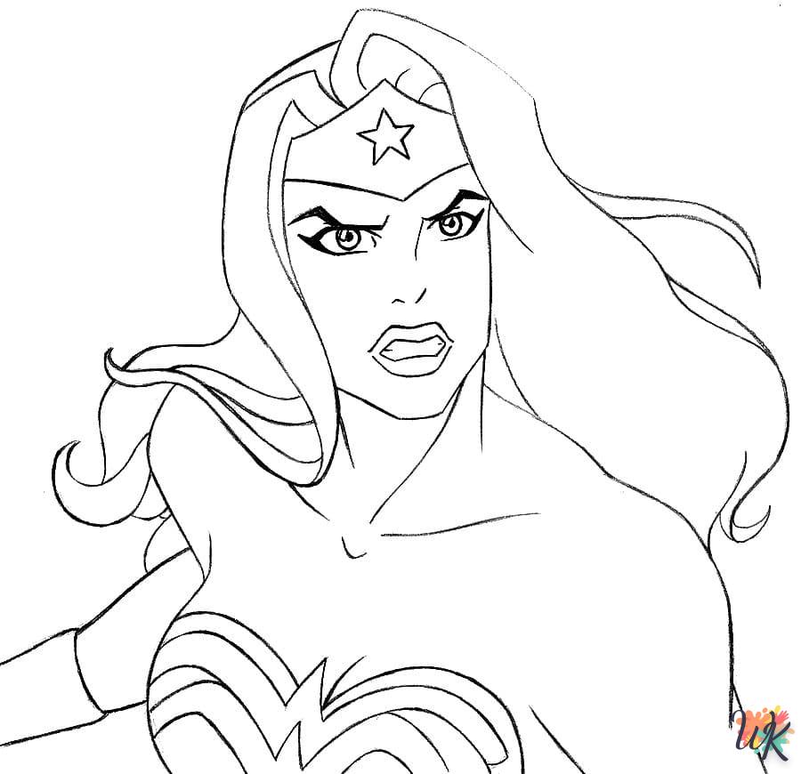 Coloriage Wonder Woman 20