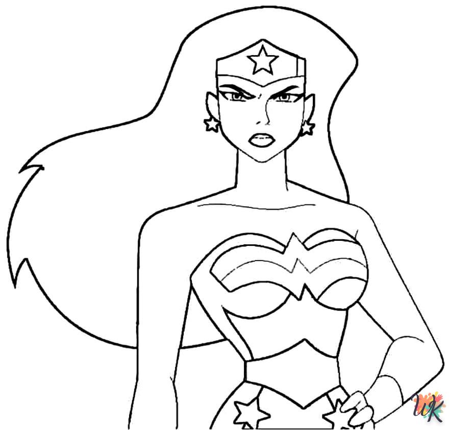 Coloriage Wonder Woman 22