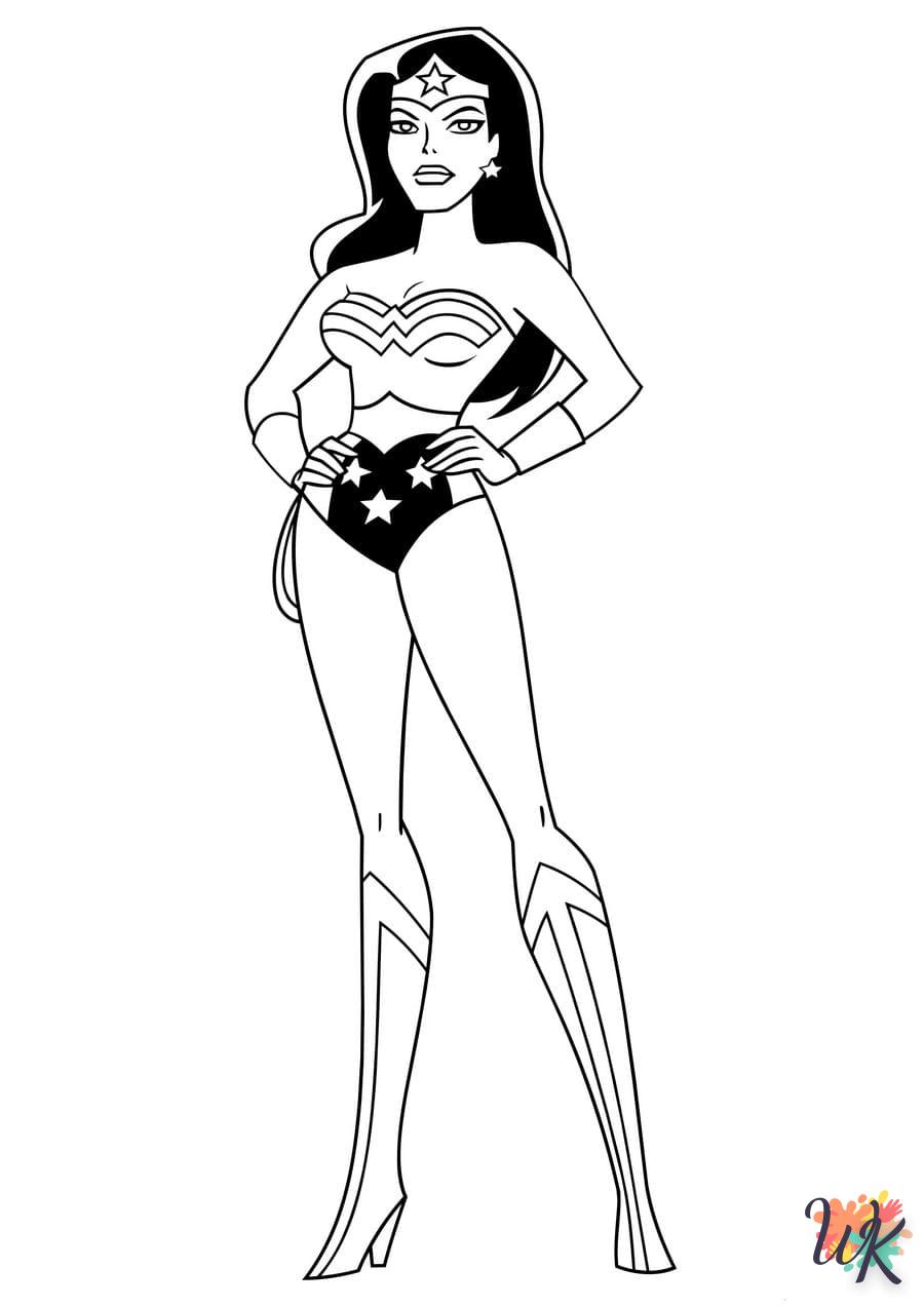 Coloriage Wonder Woman 28
