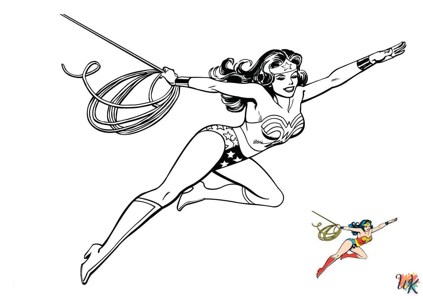 Coloriage Wonder Woman 48