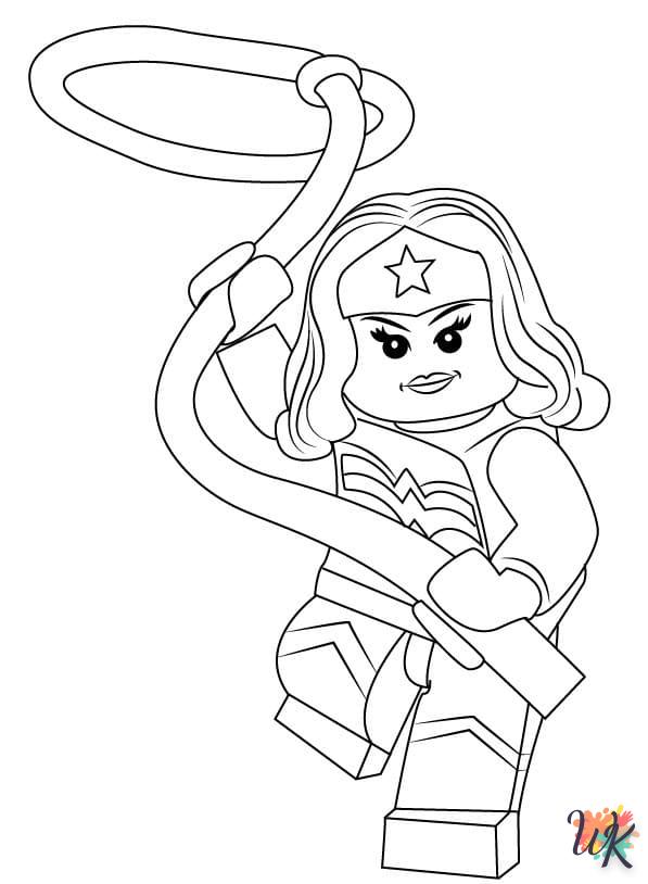 coloriage Wonder Woman  gratuit en ligne 1