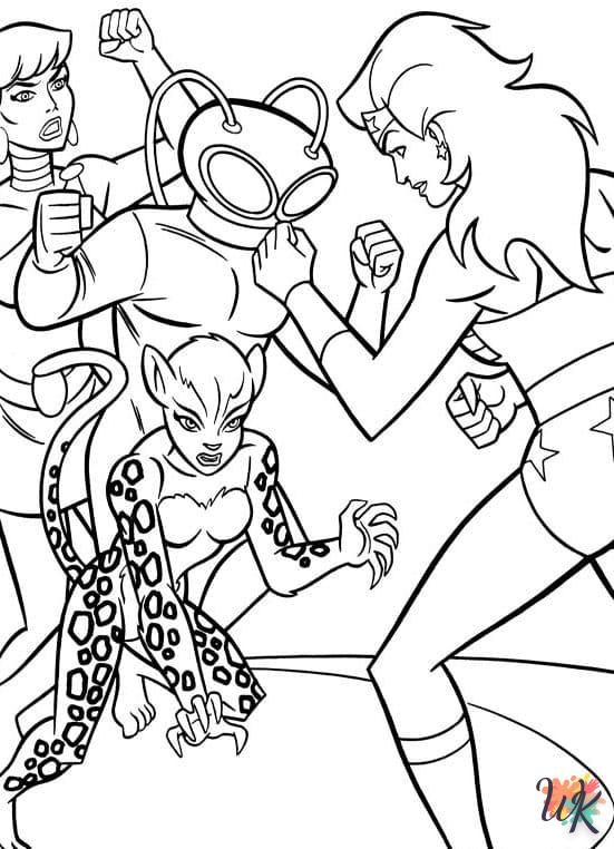 coloriage DC Comics  en ligne a colorier 1