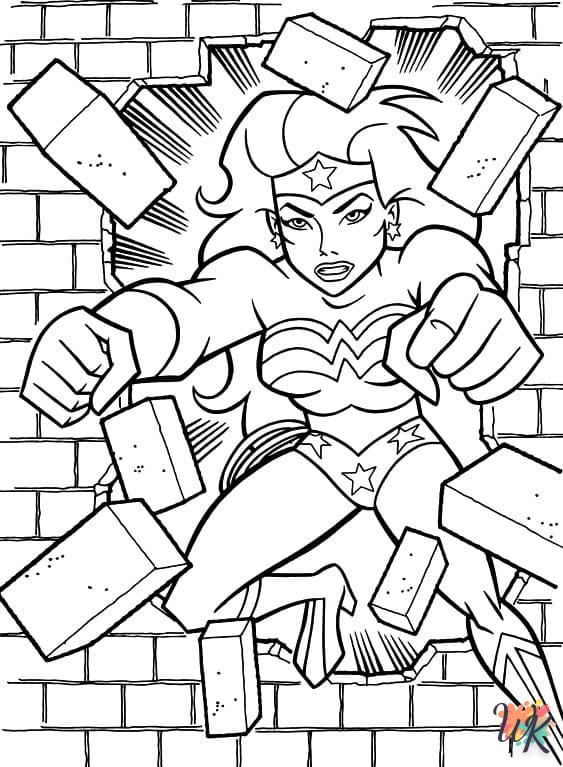 Coloriage Wonder Woman 64