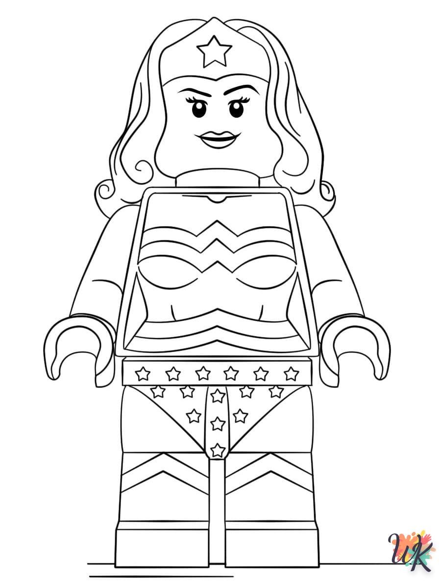 coloriage Wonder Woman  en ligne pour bebe de 2 ans