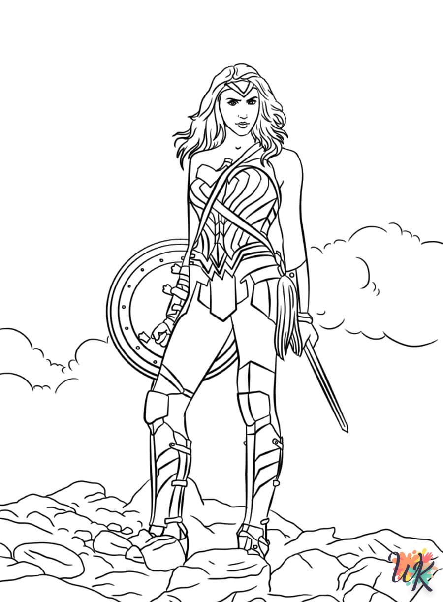Coloriage Wonder Woman 76