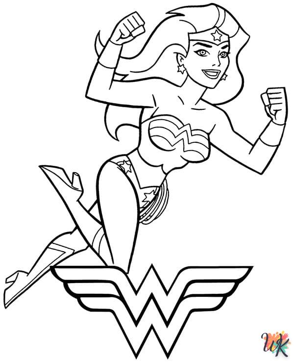 Coloriage Wonder Woman 8