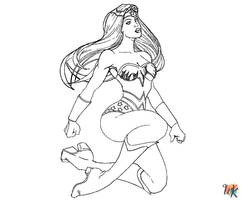 coloriage DC Comics  a imprimer gratuit