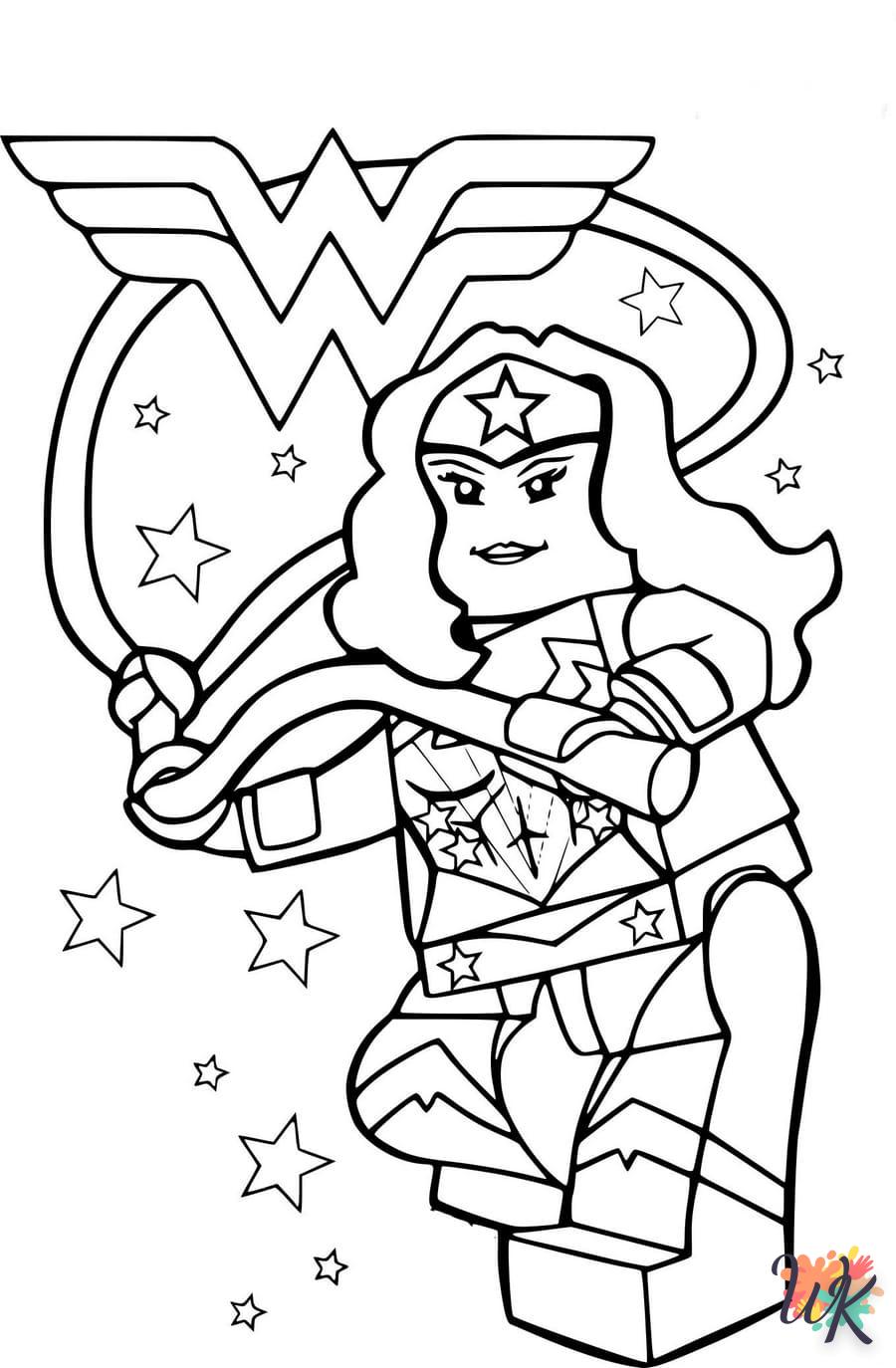 Coloriage Wonder Woman 85