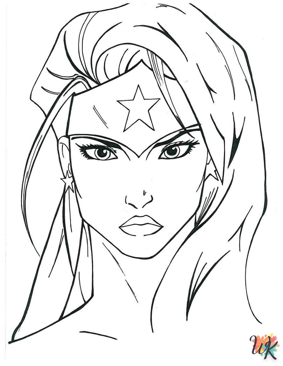 Coloriage Wonder Woman 93