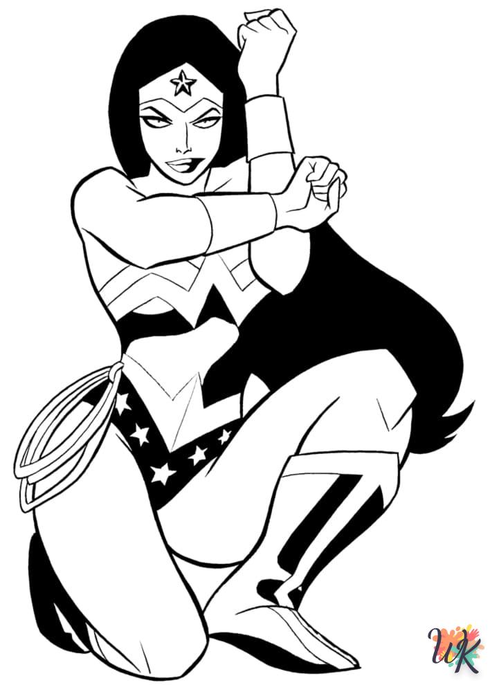 à imprimer coloriage Wonder Woman