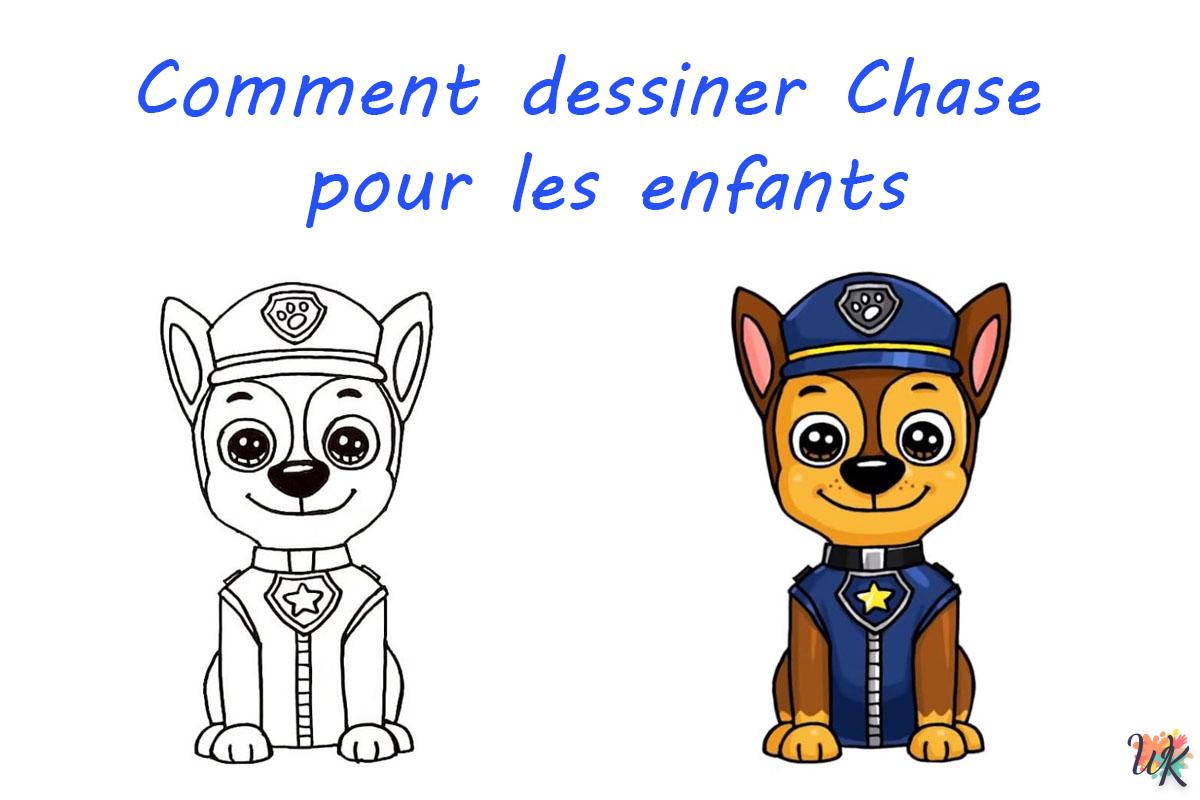 Comment dessiner Chase pour les enfants