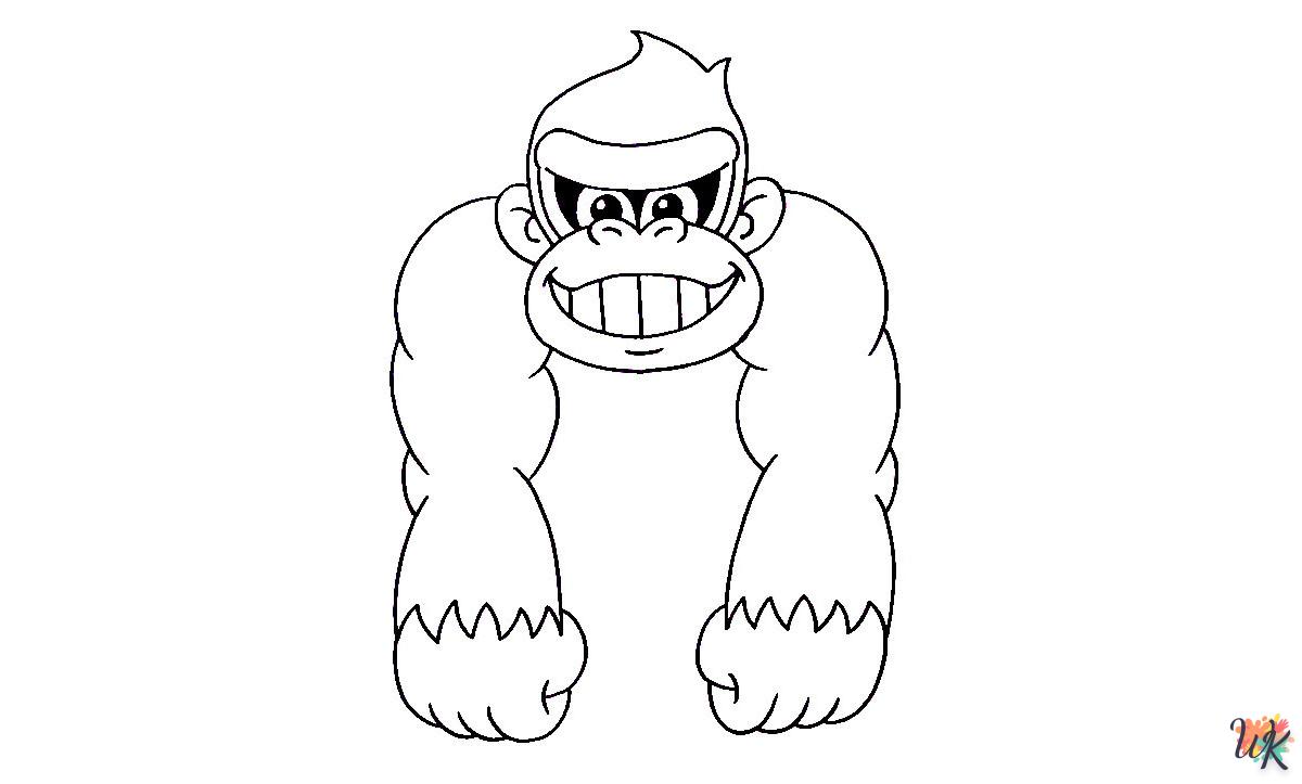 Comment dessiner Donkey Kong – Étape 10