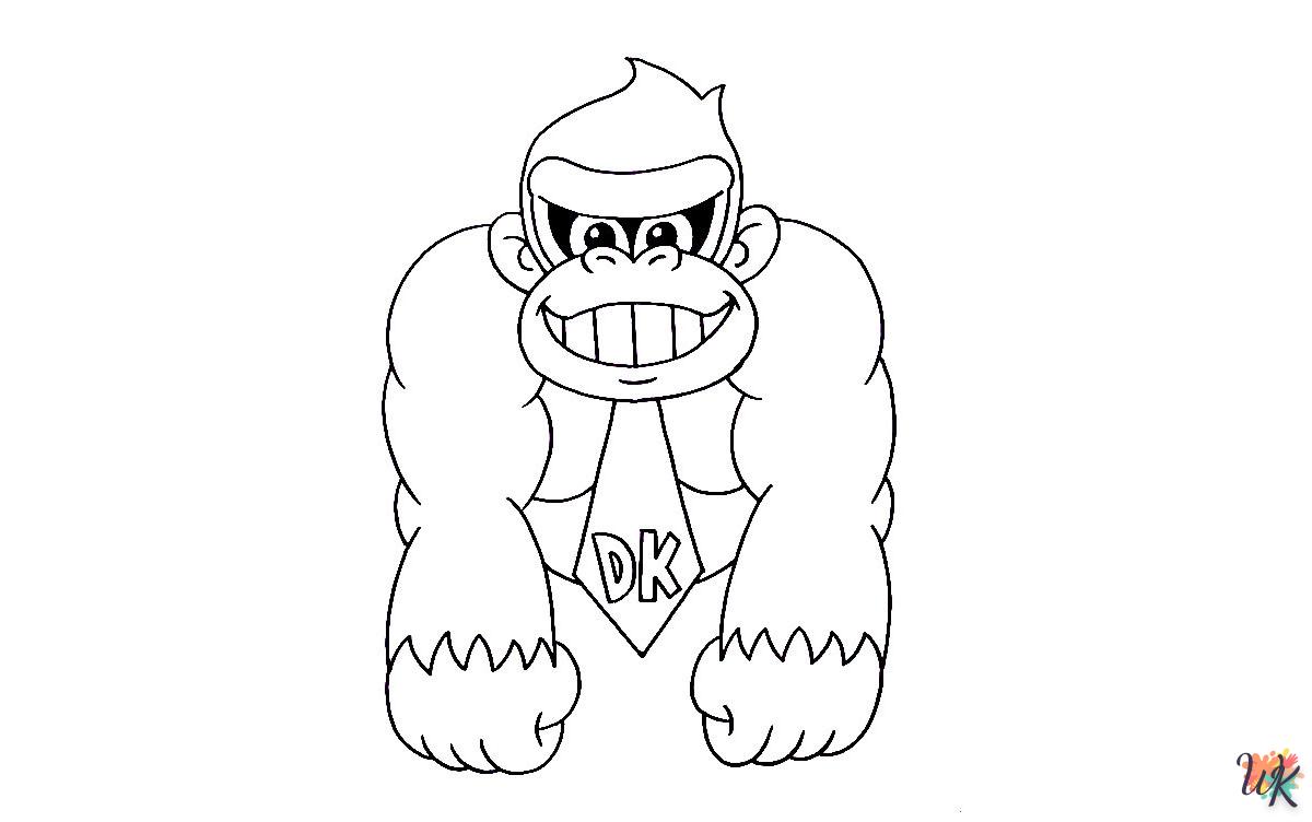 Comment dessiner Donkey Kong – Étape 11