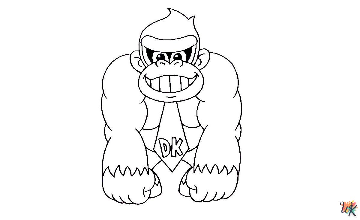 Comment dessiner Donkey Kong – Étape 12