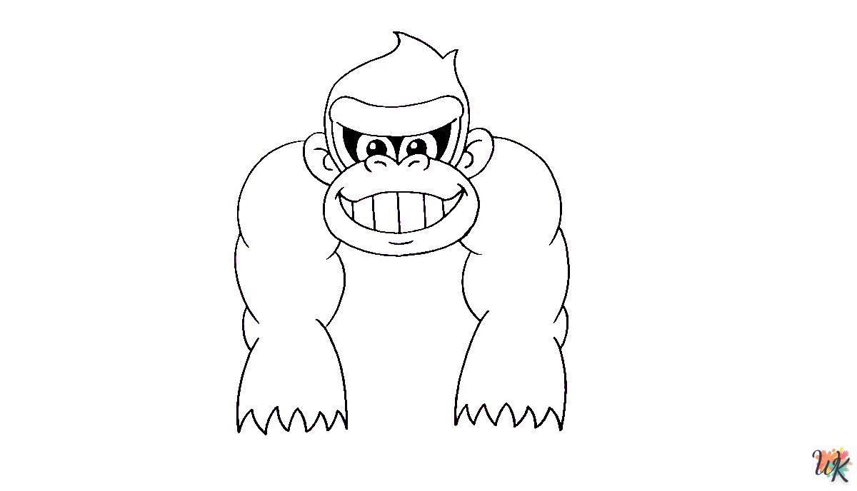 Comment dessiner Donkey Kong – Étape 9