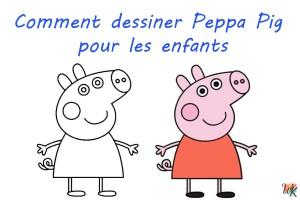 Comment dessiner Peppa Pig pour les enfants