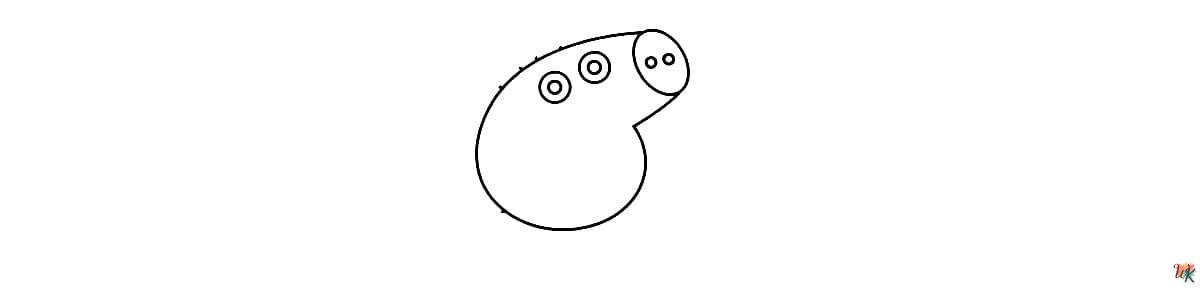 Comment dessiner Peppa Pig – Étape 3