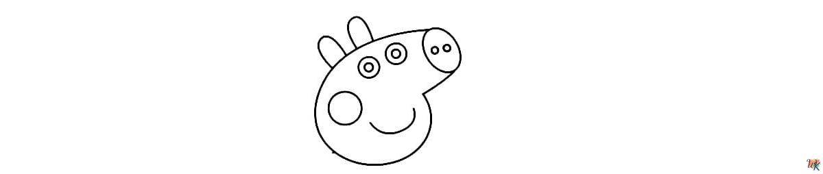Comment dessiner Peppa Pig – Étape 5