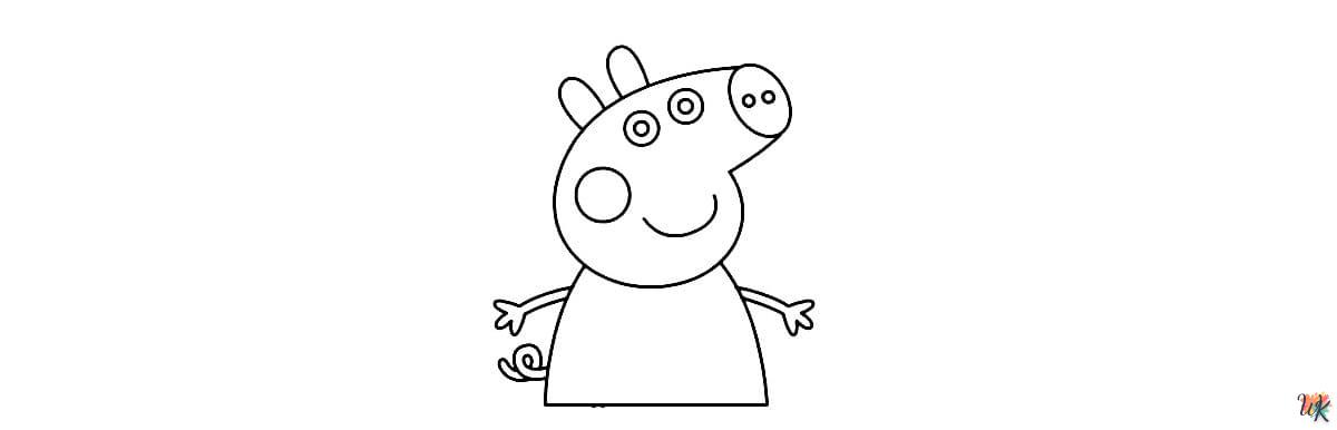 Comment dessiner Peppa Pig – Étape 7